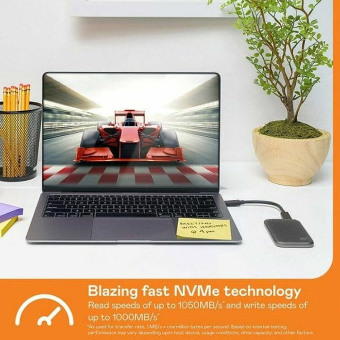 Disco Duro Externo SanDisk WDBAGF0010BGY-WESN 1 TB SSD Disco Duro Externo SanDisk WDBAGF0010BGY-WESN 1 TB SSD