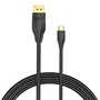 Vention Cable Conversor USB Tipo-C Macho a DisplayPort Macho 1.5m Negro