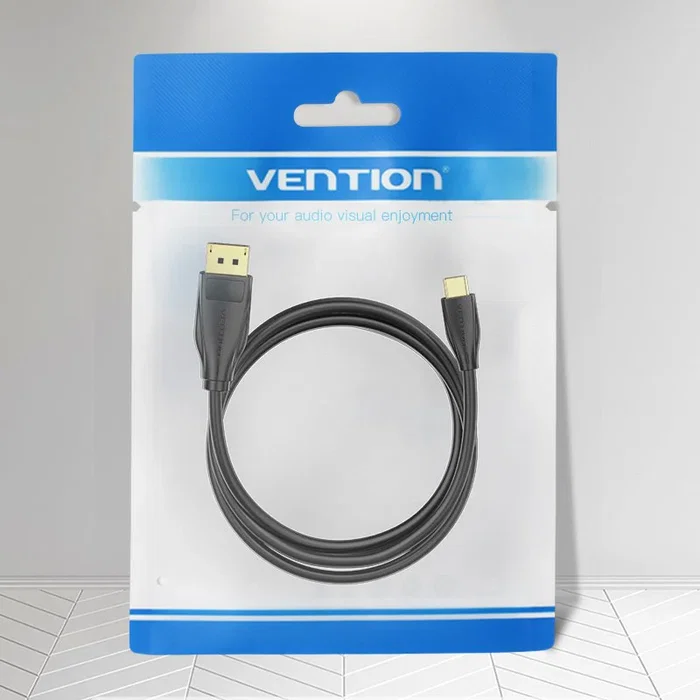 Vention Cable Conversor USB Tipo-C Macho a DisplayPort Macho 1.5m Negro Vention Cable Conversor USB Tipo-C Macho a DisplayPort Macho 1.5m Negro