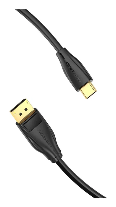 Vention Cable Conversor USB Tipo-C Macho a DisplayPort Macho 1.5m Negro Vention Cable Conversor USB Tipo-C Macho a DisplayPort Macho 1.5m Negro