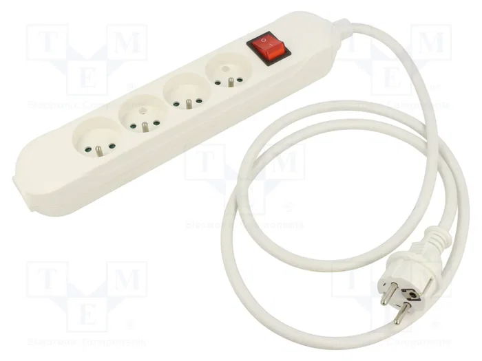 JONEX Prolongador de Alimentación H05VV-F 3G1,5mm2 10m Blanco JONEX Prolongador de Alimentación H05VV-F 3G1,5mm2 10m Blanco