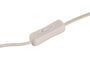 DKD Home Decor Lámpara de sobremesa de resina diseño mano blanco