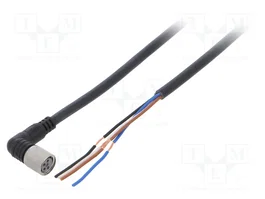 OMRON Cable para sensores M8 hembra angular 2m 4 pines
