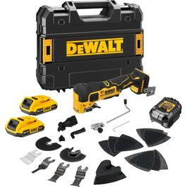DeWalt DCS358D2-QW Herramienta Multifunción Oscilante Inalámbrica 18V con 2 Baterías de 2Ah