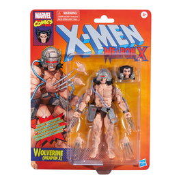 Hasbro Figura Wolverine Weapon X X-Men Marvel Comics Articulada 15cm con Accesorios