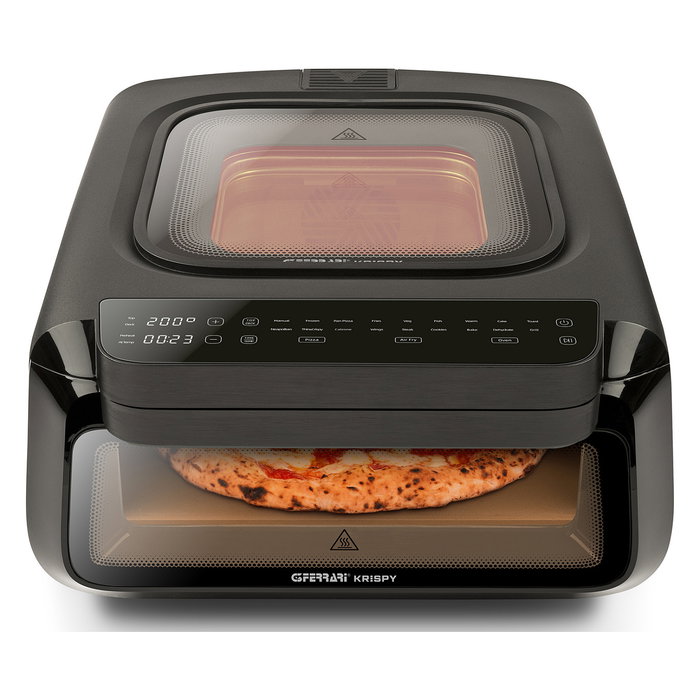 G3 Ferrari Krispy 1022500 Horno para Pizza Negro Digital 380°C 13 L G3 Ferrari Krispy 1022500 Horno para Pizza Negro Digital 380°C 13 L