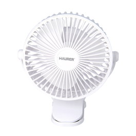 MAURER Ventilador con Clip Recargable Ø 15 cm