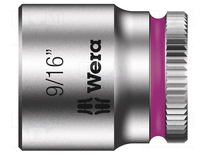 WERA Vaso de 6 ángulos HEX 9/16 de 1/4 de 23mm WERA Vaso de 6 ángulos HEX 9/16 de 1/4 de 23mm