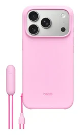 Beats Kickstand MGY84LL/A funda con soporte y MagSafe para iPhone 17 Pro, color Pebble Pink, compatibilidad con Control de Cámara y carga inalámbrica