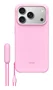 Beats Kickstand MGY84LL/A funda con soporte y MagSafe para iPhone 17 Pro, color Pebble Pink, compatibilidad con Control de Cámara y carga inalámbrica