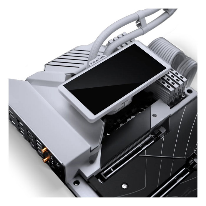 Phanteks Glacier One 360M25 LCD AiO-Wasserkühlung, Pantalla de 6 pulgadas, 360mm, Blanco Phanteks Glacier One 360M25 LCD AiO-Wasserkühlung, Pantalla de 6 pulgadas, 360mm, Blanco