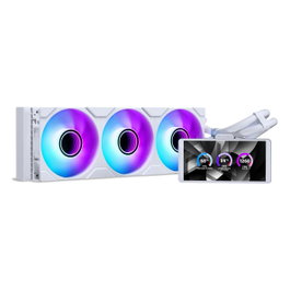 Phanteks Glacier One 360M25 LCD AiO-Wasserkühlung, Pantalla de 6 pulgadas, 360mm, Blanco