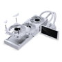 Phanteks Glacier One 360M25 LCD AiO-Wasserkühlung, Pantalla de 6 pulgadas, 360mm, Blanco