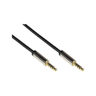 PYTHON Series Cable de audio de 4 polos, negro, 3m PYTHON Series Cable de audio de 4 polos, negro, 3m