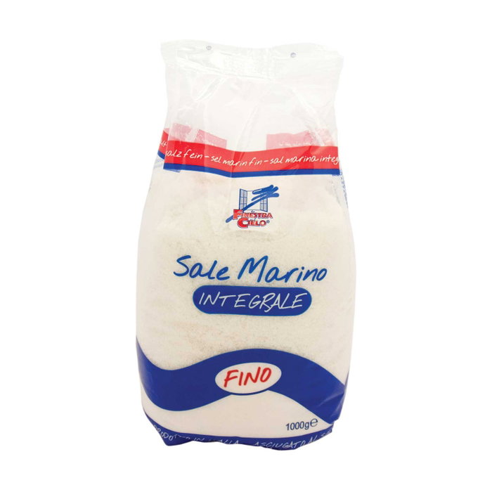 La Finestra sul Cielo Sal Marina Integral Fina 1 kg - Sin Refinar, Sal Tradicional Siciliana La Finestra sul Cielo Sal Marina Integral Fina 1 kg - Sin Refinar, Sal Tradicional Siciliana