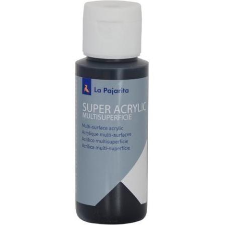 La Pajarita Pintura Super Acrylic A-45 Negro 60 mL La Pajarita Pintura Super Acrylic A-45 Negro 60 mL