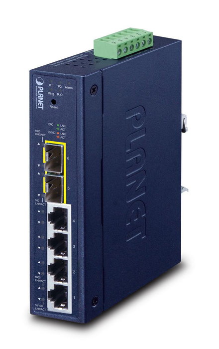 Planet IGS-4215-4T2S Industrial Managed Switch de 4 Puertos