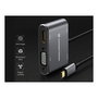 Conceptronic DONN16GR Hub Usb Tipo C 4 en 1 a HDMI, VGA, USB-C PD 100W, USB 3.0