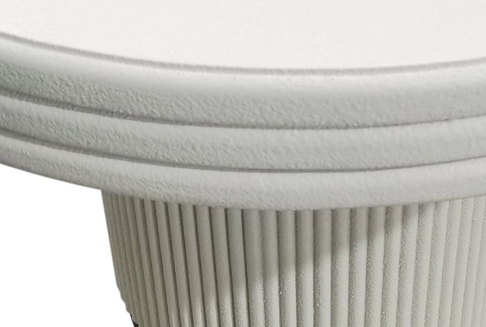 DKD Home Decor Mesa Centro Hao Artde Chic Blanco 70 x 70 x 52 cm