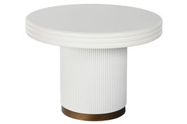 DKD Home Decor Mesa Centro Hao Artde Chic Blanco 70 x 70 x 52 cm