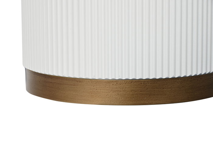 DKD Home Decor Mesa Centro Hao Artde Chic Blanco 70 x 70 x 52 cm