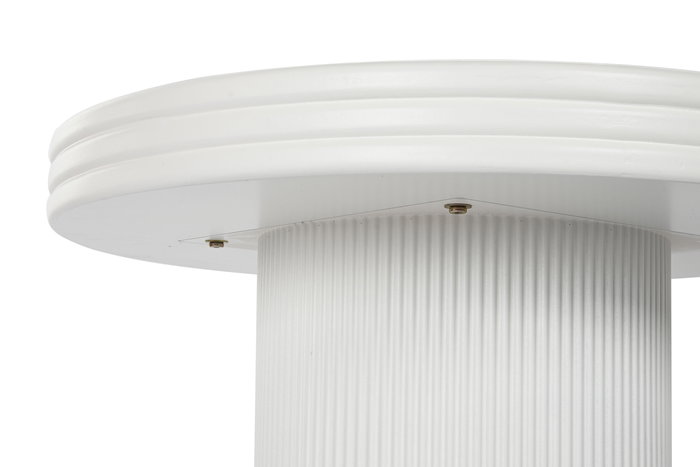 DKD Home Decor Mesa Centro Hao Artde Chic Blanco 70 x 70 x 52 cm