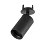 LUM Spot Empotrable Orientable GU10 para Techo, Negro (Sin Bombilla Incluida) - LUM-RGU10-B