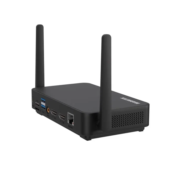 Marmitek 25008486 Extensor Audio/Video HDMI 4K, Compartición Inalámbrica AirPlay/Chromecast, Pantalla Dividida, PoE, Negro
