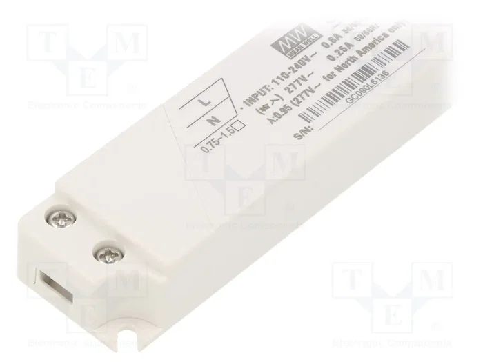 MEAN WELL SLD-50-12 Alimentador LED de 50W 12VDC 4,2A MEAN WELL SLD-50-12 Alimentador LED de 50W 12VDC 4,2A