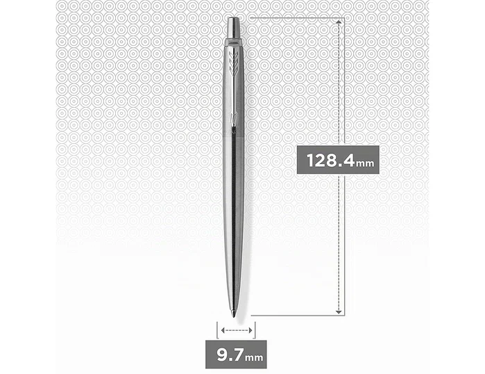 Parker Jotter Bolígrafo de Acero Inoxidable con Tinta Azul M