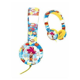 Teknofun Auriculares Trunks Goten Dragon Ball Super Infantiles Ajustables con Cable de 1.2m