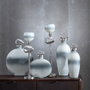 Ixia Botella Decorativa Gris-plata 12 x 12 x 36 cm