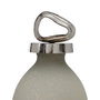 Botella Decorativa Gris-Plata 12 X 12 X 36 cm