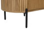 DKD Home Decor Mesita de Noche Balines Marron Negro 40 x 55 x 55 cm