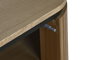 DKD Home Decor Mesita de Noche Balines Marron Negro 40 x 55 x 55 cm
