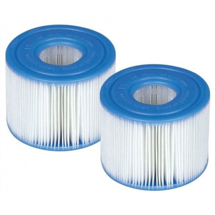 Intex Lote 2 Cartuchos para Spa Pure Spa, Fibra Dacron