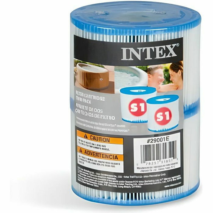 Intex Lote 2 Cartuchos para Spa Pure Spa, Fibra Dacron