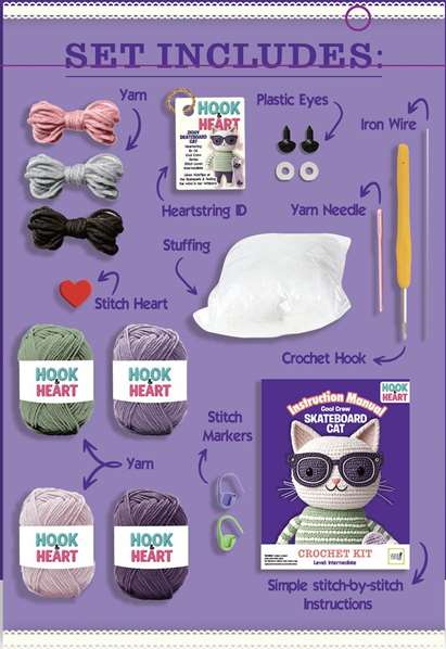 Good Idea Kit de Crochet Gato Skater