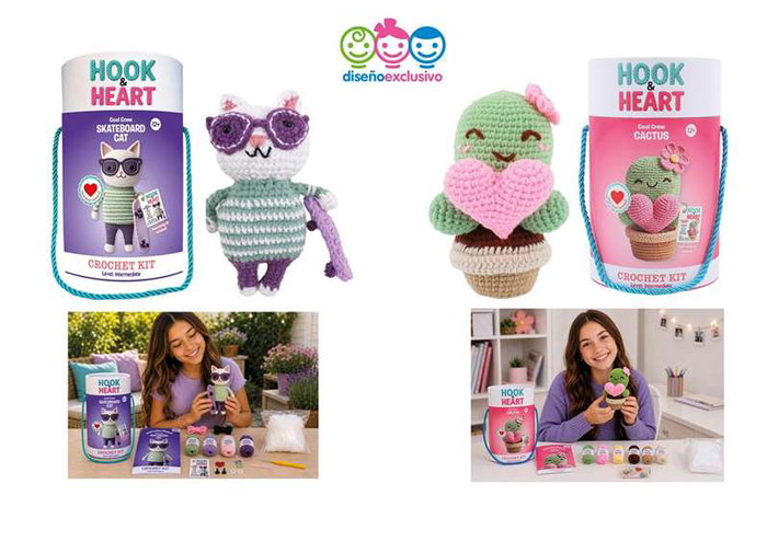 Good Idea Kit de Crochet Gato Skater