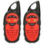 Alecto FR-05RD Set de 2 Walkie-Talkies para Niños, 3 km, Negro/Rojo