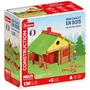 Jeujura Juego de Construcción de Madera Mi Chalet 130 Piezas JEU3225280180205 para Niños Mayores de 5 Años
