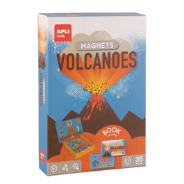 Juego Educativo Apli Kids Piezas Magneticas Volcanes 35 Pz