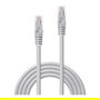 LINDY Cable de Red Patch Cord RJ45 Cat6 1 m U/UTP Gris para 10/100/1000Base-T (Gigabit Ethernet) - Product Code 48162