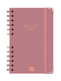 Finocam Agenda Anual 2027 Trendy Alma Wire-O Rosa
