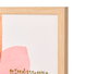 Giftdecor Cuadro Lienzo Marco Natural Abstract Madera y Tela 30x40 cm Surtido (Set de 8)