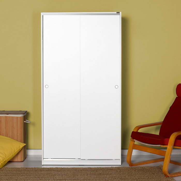 Hanah Home Armario Correderas Blanco Swd-402-Bb-2 94x182x52 cm