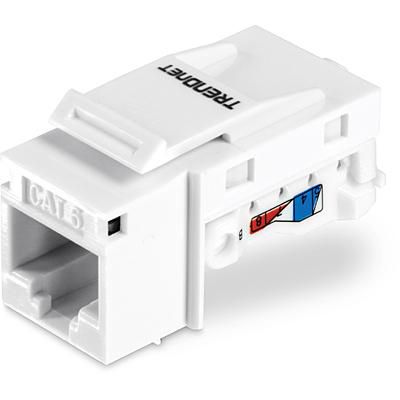 TRENDnet TC-K50C6 Keystone Cat6 RJ-45, Pack de 50, Blanco