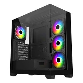 FSP M340-BA TG Black Midi Tower