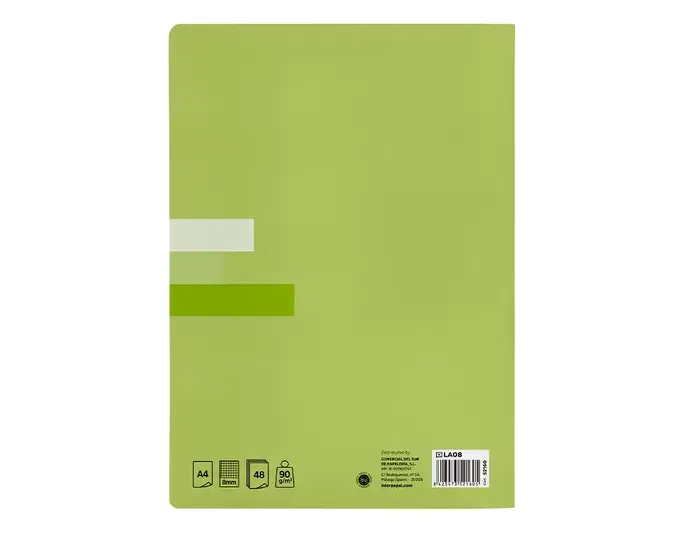 Liderpapel Libreta Scriptus A4 48 Hojas 90gr Cuadro 8mm con Margen