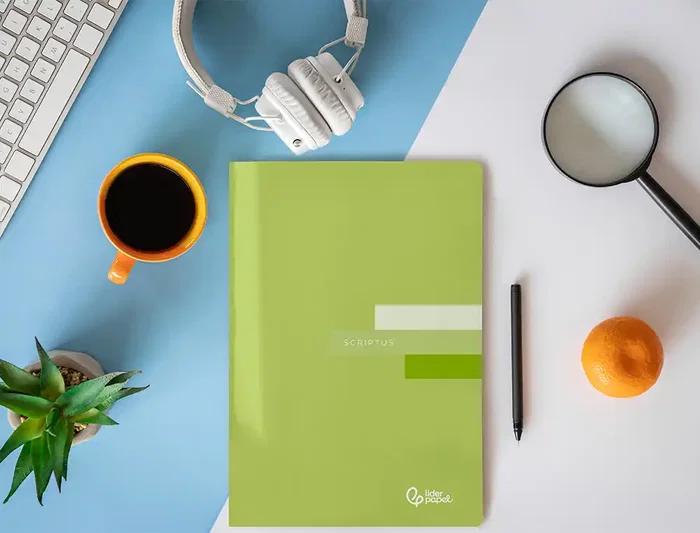 Liderpapel Libreta Scriptus A4 48 Hojas 90gr Cuadro 8mm con Margen